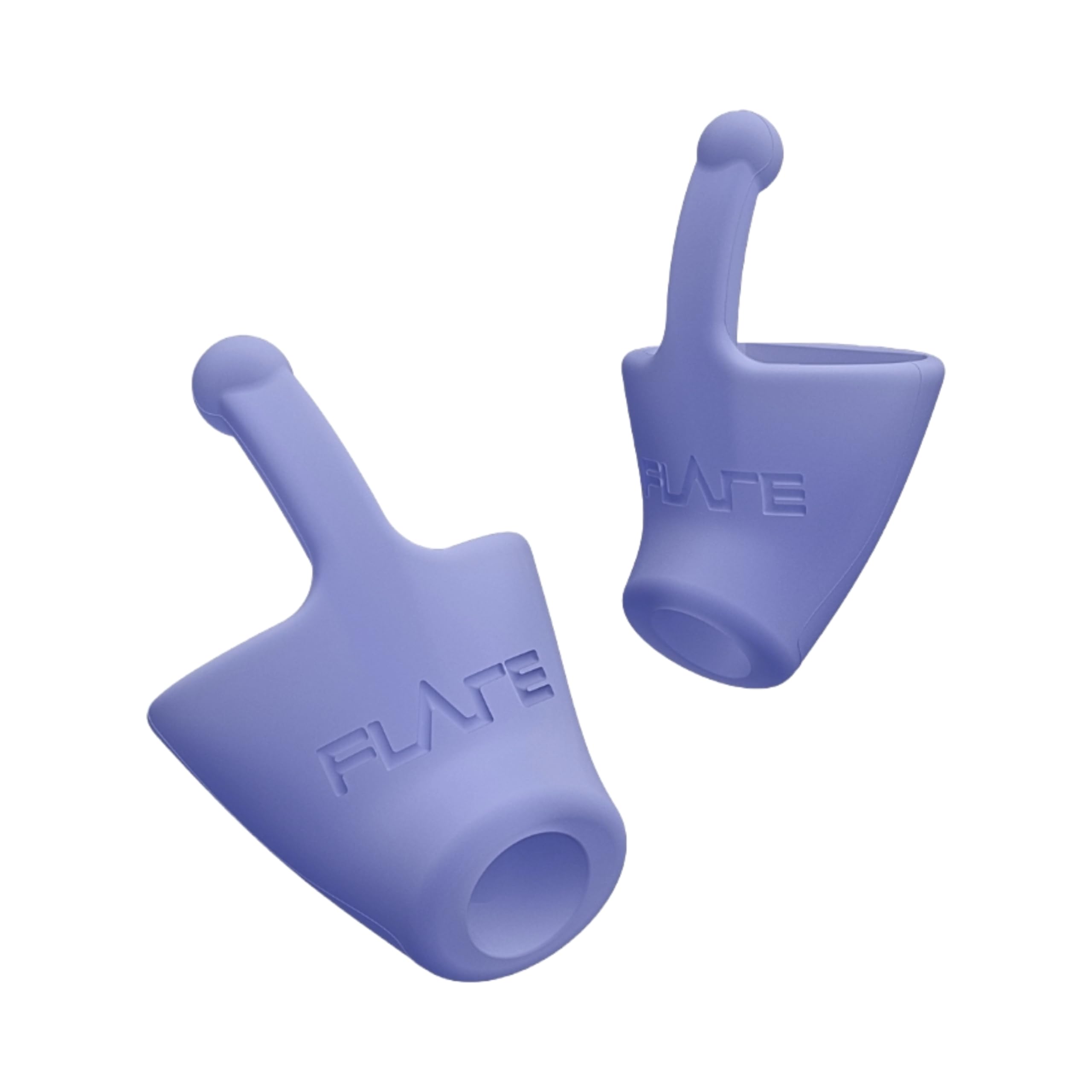 Flare Calmer | Ear Plugs Alternative | Daily Noise Relief | Sound Sensitivity | Stress Relief | No Muffling | Improve Wellbeing | Comfy, Reusable, Soft Silicone Earplugs | Original Purple