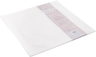 Papermania Page Protectors 12 x 12 Clear PVC Free 25 Pack Postbound D-Ring