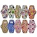 Women 10 Inch Bamboo Mama Cloth/ Menstrual Pads/ Reusable Sanitary Pads (10Pcs)