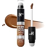 IT Cosmetics Bye Bye Dark Spots Concealer + Brightening Serum – 2% Niacinamide, Hyaluronic Acid & Caffeine - Medium Coverage, Natural Finish, All Skin Types - 0.22 fl oz