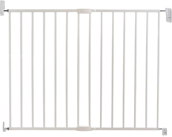 Munchkin Barriere De Securite Extensible En Metal Blanc Amazon Fr Bebes Puericulture
