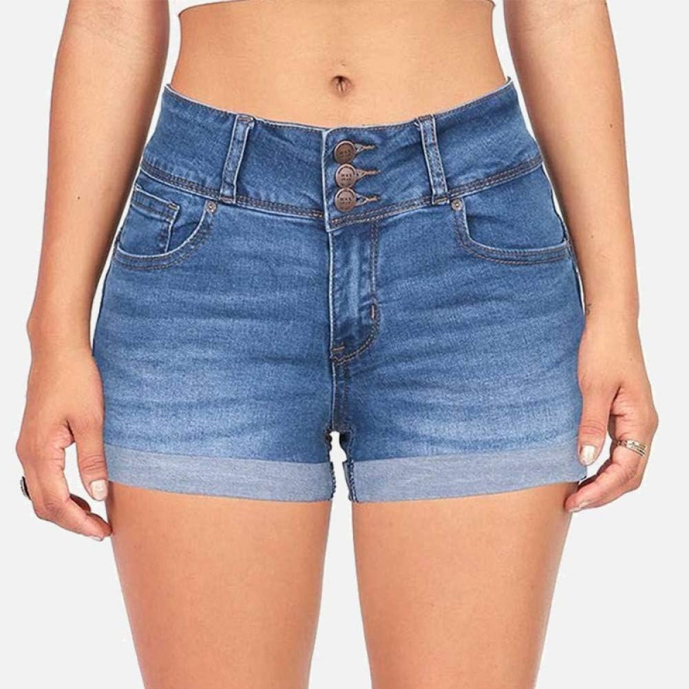 Lmshmdk Women S Shorts Navy Blue High Waist Denim Plus Size 3xl Jeans Button Zippers Pocket Shorts Female Spring Summer Fashion Women Clothes Navy Blue M Amazon Co Uk Sports Outdoors