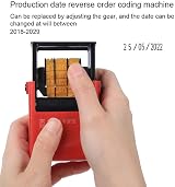 Fafeicy D-4 Manual Date Coding Machine Adjustable Print Food Bag Label Packaging view 7