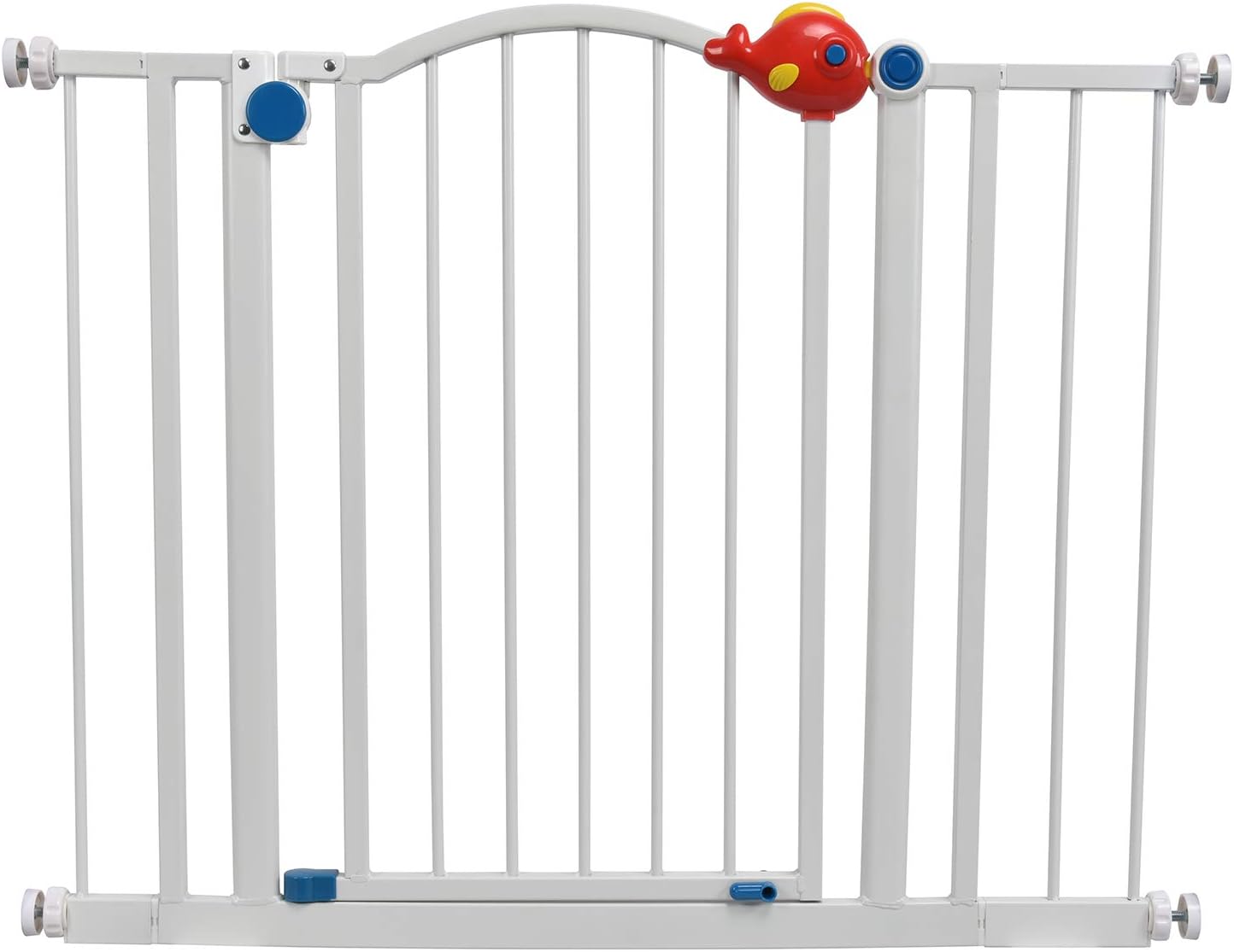 Walk Thru Baby Gate,Safety Gate Metal Expandable Baby Pet Safety Gate