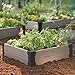 Panacea 89584 Raised Garden Bed Corner Brackets Plant-Container-Accessories, Black