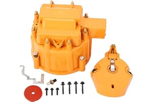 AOWINHIT HEI Distributor Cap and Rotor Heavy Duty Large Distributor Cap Set for 283 305 307 327 350 400 K549,Distributor Cap 