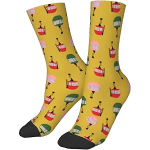 ARELIDCA Gold dove of peace christian Kids Socks Breathable Athletic Crew Socks for Boys Girls