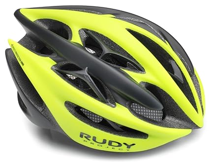 Rudy Project Sterling + Bicicleta Casco - Yellow Fluo/Black Mat ...