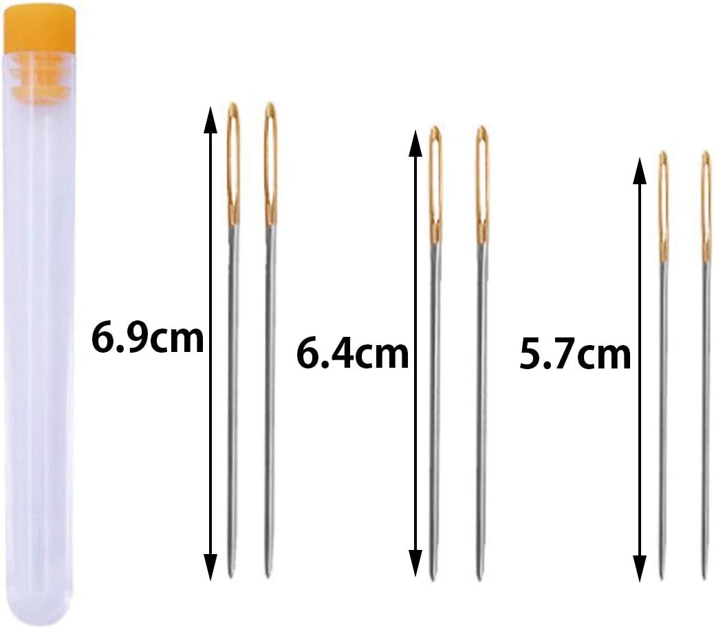 Goiio 11 Pieces Bookbinding Kit Starter Tools Set Bone Folder Paper Creaser, Waxed Thread, Awl, Large-Eye Needles for DIY Bookbinding Crafts and Sewing Supplies