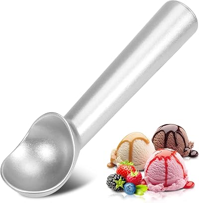 LifHap Ice Cream Scoop 7 Inch One Piece Aluminum Nonstick