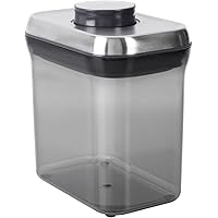 OXO Good Grips Airtight Coffee POP Container (1.5 Qt),Silver/Grey