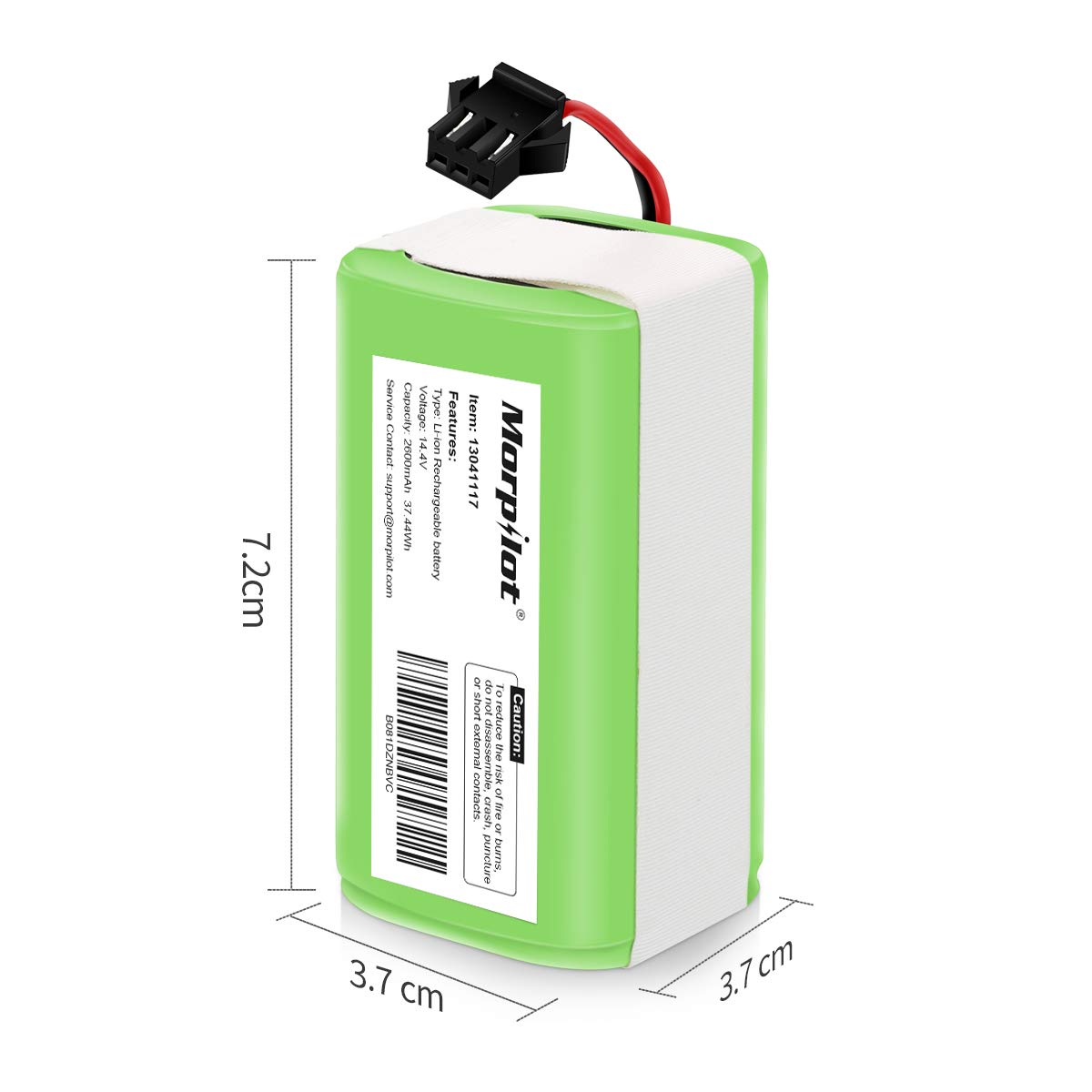 14.4v 2600mAh Li-ion Rechargeable Replacement Battery Compatible with Deebot N79S, RoboVac 11, 11S,11S MAX, 30, 15C, 15T, 12, 35C
