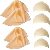 Iceyyyy 8 Pcs Bald Cap for Adults, Latex Bald Cap with Head Wig Cap | Bald Cap Costume Accessory for Halloween Theme Party Decorations Supplies Cosplay Costume Outfits