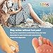 ZenToes 6 Pack Gel Toe Separators with No Loop for Bunions and Corns - Corrector Pads Provide Bunion Relief and Prevent Toe Rub (Small)