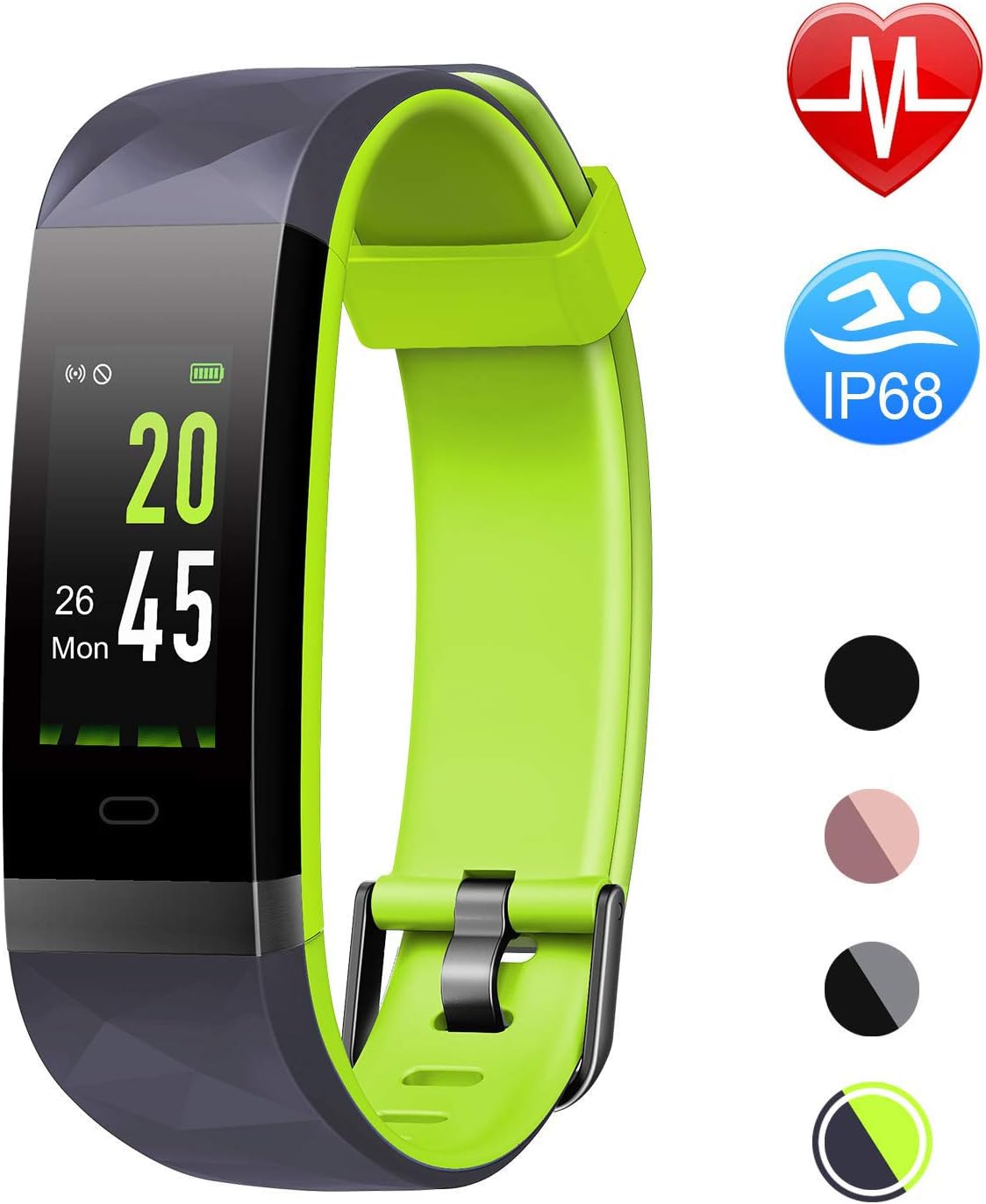 letsfit fitness tracker color screen