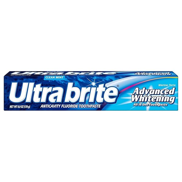 FRANKEL & FRANKEL ULTRA BRITE ADVANCED WHITENING TOOTHPASTE, CLEAN MINT 6 OUNCE
