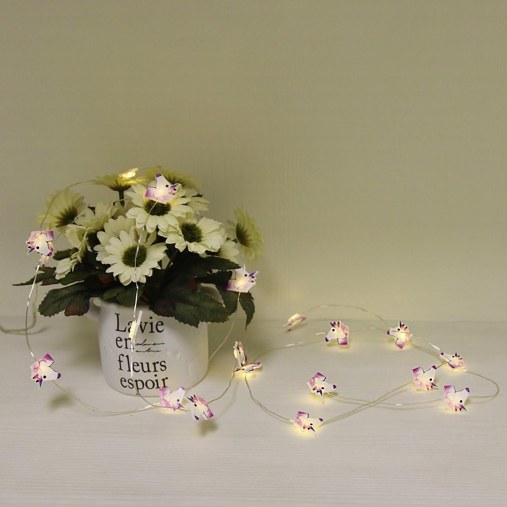GUOCHENG Unicorn Accessories LED String Fairy Lights 2.2m Waterproof Micro Starry LED String Lights for Christmas Wedding Party Kids Children Bedroom(Unicorn) - Image 5