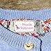 Stick 'n Wash No-Iron Self Adhesive Name Labels to go in Clothing or on Property (120 Labels)