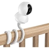 Flexible Baby Monitor Mount for TP Link Tapo C200/C210/C220/C225, Kasa Security Camera EC70/EC71/KC410S, Easy to Install, Wit