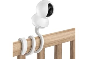 Flexible Baby Monitor Mount for TP Link Tapo C200/C210/C220/C225, Kasa Security Camera EC70/EC71/KC410S, Easy to Install, Wit