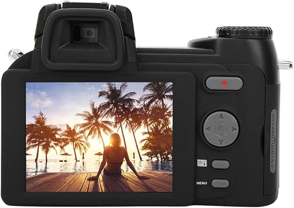 Pissente Digital Camera 3 Lens 1080P 30fps FHD Video Shooting for Digital Camera