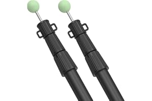 SANLIKE Tarp Poles Telescoping 96 Inch Aluminum Heavy Duty Camping Tent Poles, 3 Sections Portable Awning Canopy Rod for Tent