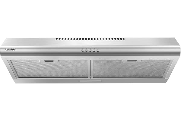 Comfee CVU30W4AST 30 inch Under Cabinet Ducted/Ductless Convertible Slim Vent Durable Stainless Steel Kitchen Reusable Filter