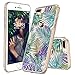 iPhone 7 Plus Case, iPhone 8 Plus Case, Clear iPhone 7 Plus Case, MOSNOVO Tropical Palm Tree Leaves Clear Design Printed with TPU Bumper Case Cover for iPhone 7 Plus (2016) / iPhone 8 Plus (2017)