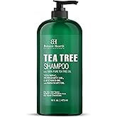 Botanic Hearth Tea Tree Shampoo, Vitamin C, Peppermint, Lavender and Rosemary Oil, Fights Dandruff and Dry Scalp, 16 fl oz