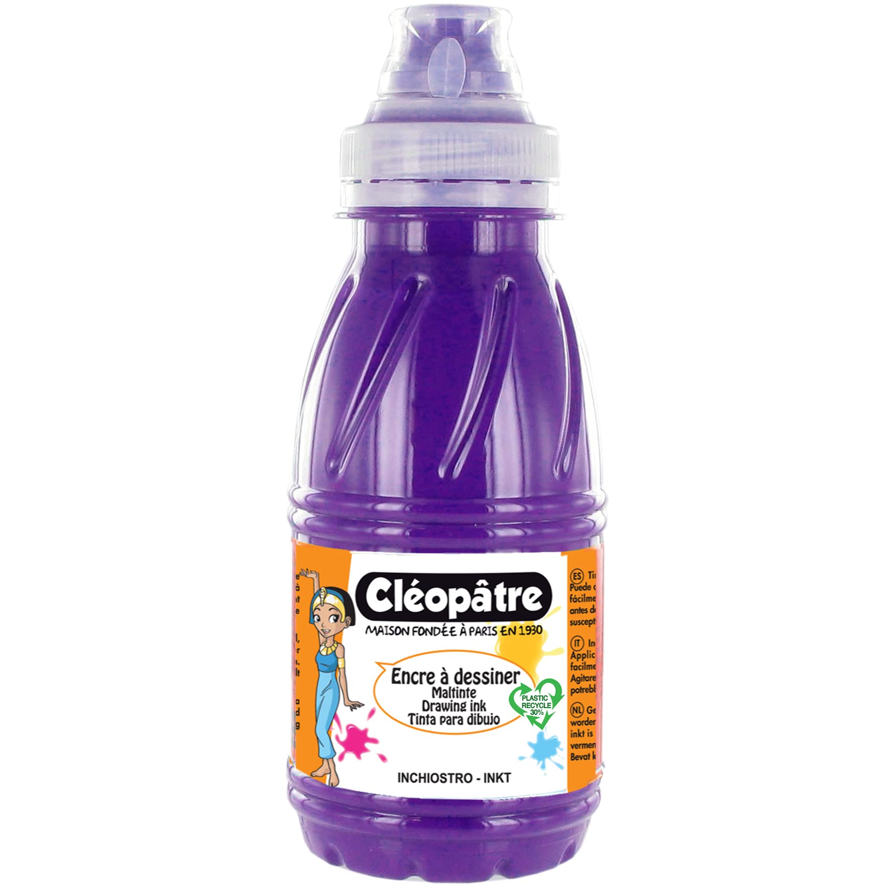 Cleopatra Drawing Ink, violet, 24 x 13 x 16 cm