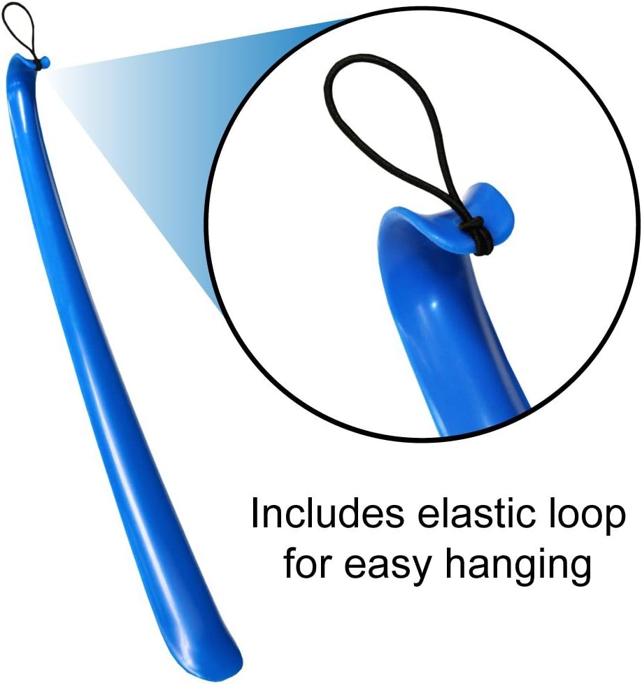Flexible Blue Plastic Shoehorn: Health & Personal Care