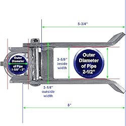 Commercial Single GATE Strong Arm Latch for