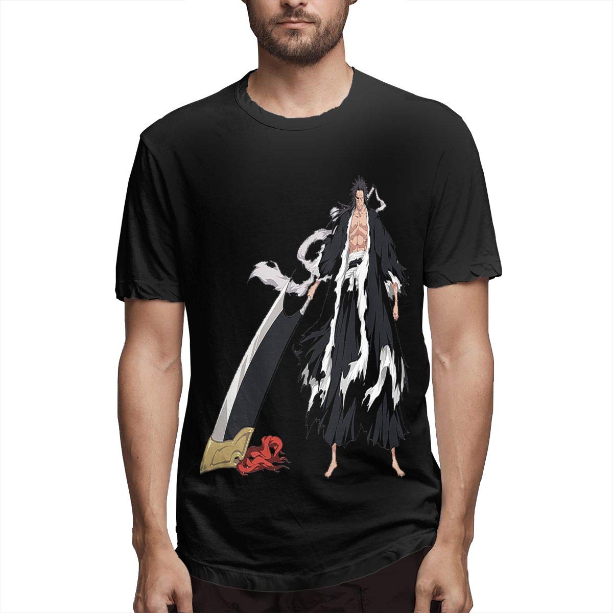 Oerujio Zaraki Kenpachi Bleach Classic T Shirt Shirt Kitilan