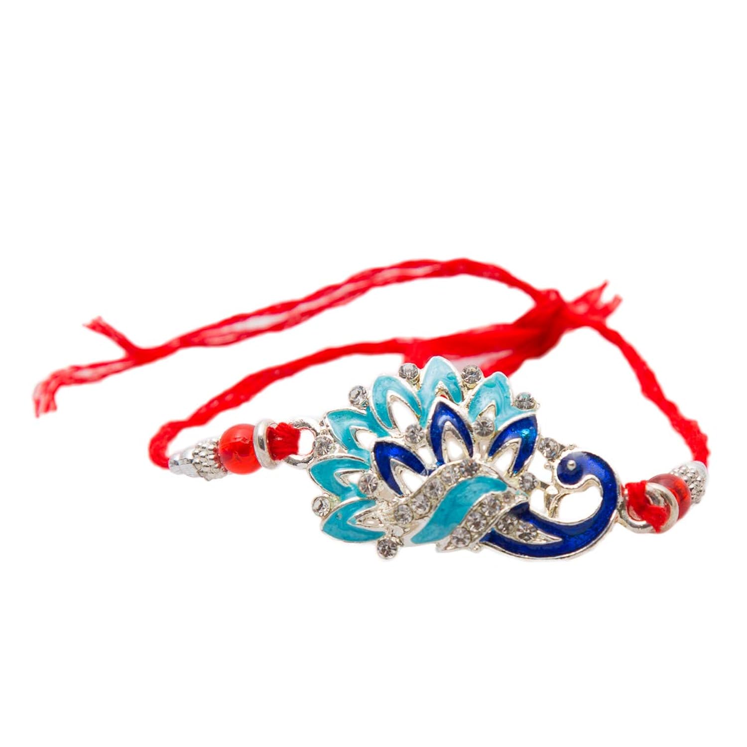 elegant golden rakhi/band for beloved brother (rakhi combo of 4)