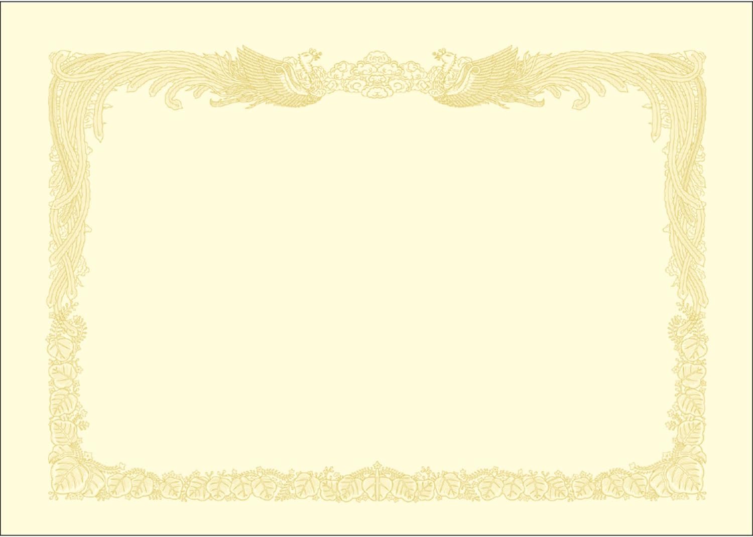 Hawk Mark OA Diploma Paper 10-1087 Vertical Writing Cream Kent Paper A3 10 pi.