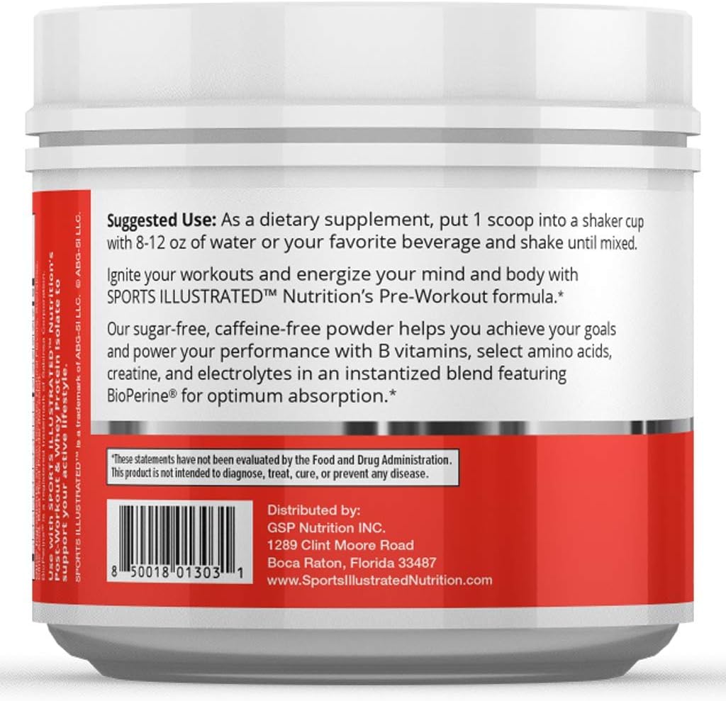 Sports Illustrated Nutrition - Pre-Workout - Pink Lemonade: Health & Personal Care