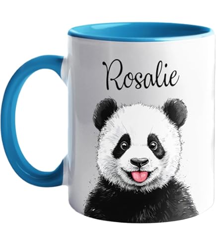 Tazas Bonitas Con Mensajes Regalo Personalizado – Silly MORSA Con Peces Pequeños Taza (diseño Animal Tema, Colores) – Cualquier Nombre/mensaje En Su única, Cerámica, Rojo Como Hacer Tazas Con Fotos