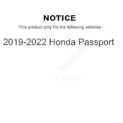 SIM Front Rear Semi-Metallic Brake Pads Kit