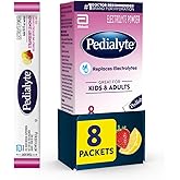Pedialyte Electrolyte Powder, Hydration Drink for Kids &amp; Adults, Strawberry Lemonade, 8 Powder Packets