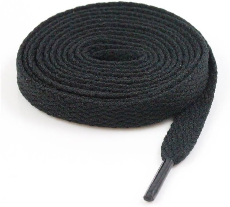 Flat shoes laces9mm FLAT WIDE SHOE LACES *8 LENGTHS & 31 COLOURS* SNEAKERS SKATE BOOTS TRAINERS