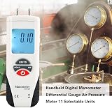 Akozon HT-1890 Digital Manometer Differential Gauge Air Pressure Meter 11 Units view 4