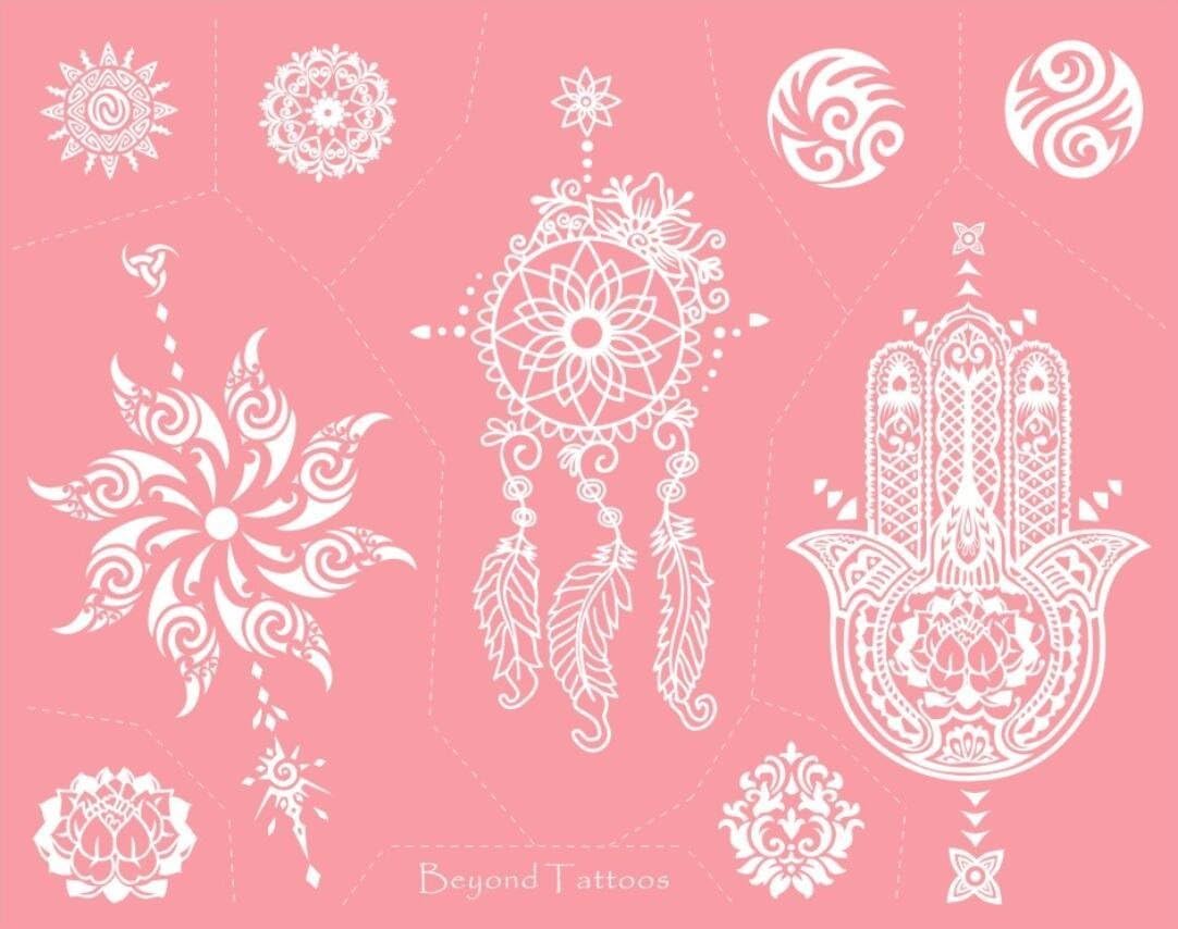 Reusable Micronet Mesh Stencil Tattoo Stencil Template 1 Large Sheet Mes05
