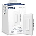 Aqara Smart Light Switch (with Neutral, Single Rocker), Requires AQARA HUB, Zigbee Switch, Remote Control and Set Timer for Home Automation, Compatible with Alexa, Apple HomeKit, Google Assistant