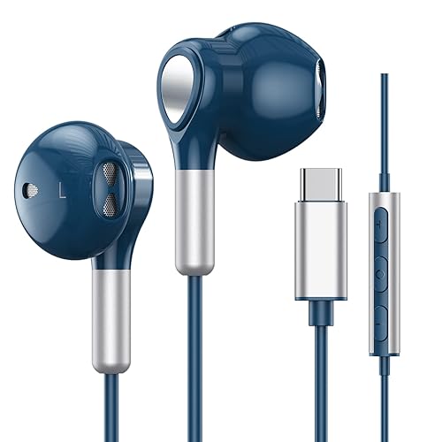 Usb C Headphones For Samsung Galaxy S21 Ultra USB Type-C Wired