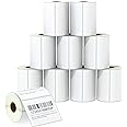 BETCKEY - 4" x 3" (102 mm x 76 mm) Shipping & Multipurpose Labels Compatible with Zebra & Rollo Label Printer,Premium Adhesive & Perforated [10 Rolls, 5000 Labels]