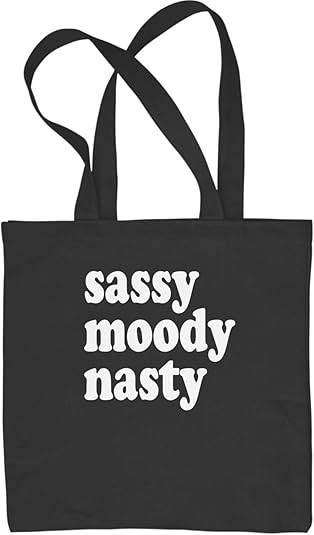 The Dirty Black Bag Amazon.com: Tote Bag Sassy Moody Nasty Black Shopping Bag: Shoes