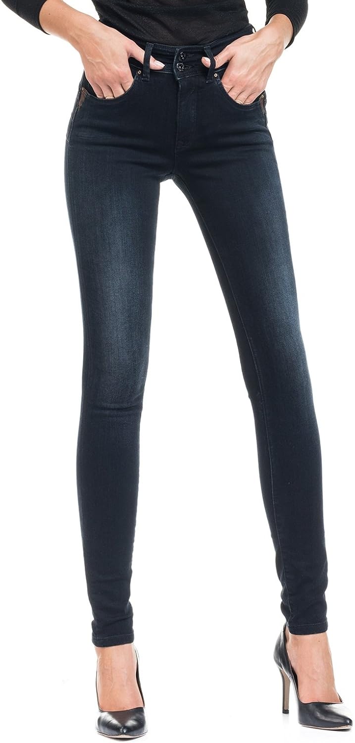 Salsa Jeans Push In Secret, Skinny, mit Details Damen blau 32US Amazon.de Bekleidung