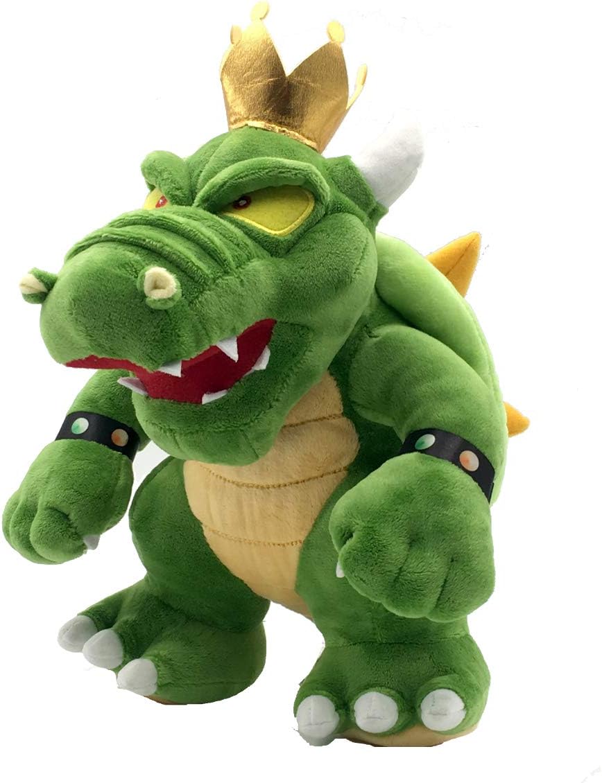 Yijinbo King Koopa Bowser The Adventures of Super Mario Bros.3 Plush Toy Stuffed Animal 12 Inches