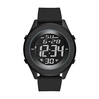 Skechers Skechers Men Quartz Metal and Silicone Casual Watch, Color:Black (Model: SR5102)