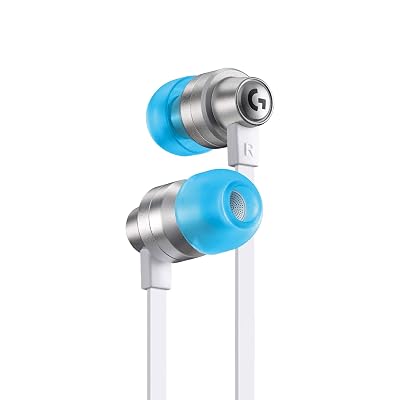 Logitech G333 VR Gaming Earphones for Oculus Quest 2 - Oculus Ready - Custom-Length Cable and Straps - Dual Driver Audio Designed for Gaming - Durable Aluminum Housing - Low-Latency 3.5 mm Aux